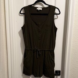 Jones New York Olive Green Jumpsuit